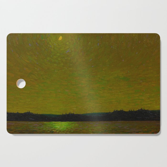 Tom Thomson Moonlight Canadian Landscape Artist Cutting Board Gallery Image 1