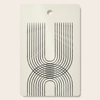 Arch duo 1 Mid century modern Cutting Board Gallery Image 1