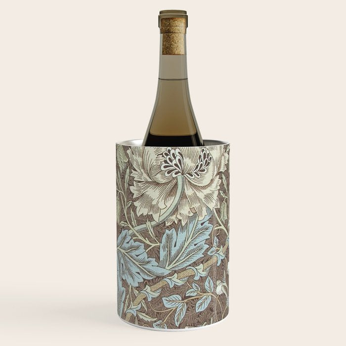 William Morris Honeysuckle & Tulip Bullrush and Slate Wine Chiller Gallery Image 1