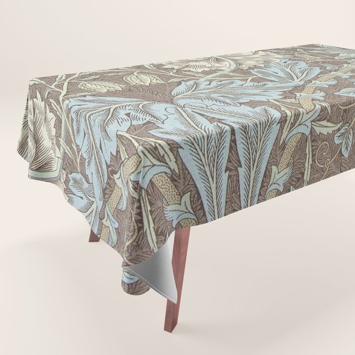 William Morris Honeysuckle & Tulip Bullrush and Slate Tablecloth Gallery Image 1