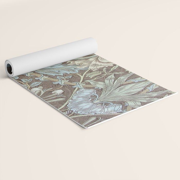 William Morris Honeysuckle & Tulip Bullrush and Slate Yoga Mat Gallery Image 2