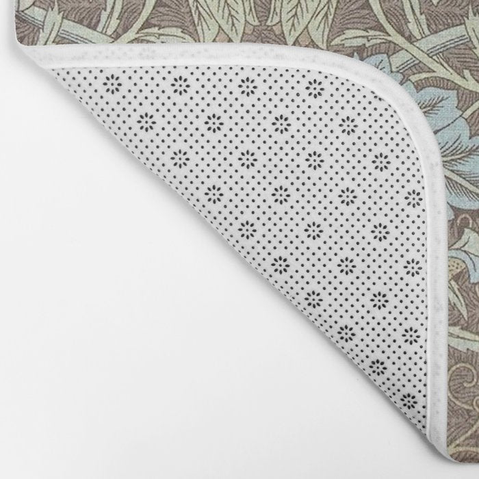 William Morris Honeysuckle & Tulip Bullrush and Slate Bath Mat Gallery Image 2