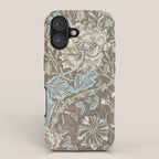 William Morris Honeysuckle & Tulip Bullrush and Slate iPhone Case Gallery Image 1