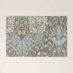 William Morris Honeysuckle & Tulip Bullrush and Slate Welcome Mat Gallery Image 1