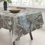 William Morris Honeysuckle & Tulip Bullrush and Slate Tablecloth Gallery Image 3