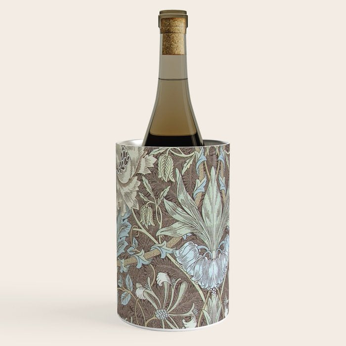 William Morris Honeysuckle & Tulip Bullrush and Slate Wine Chiller Gallery Image 3