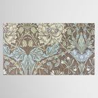 William Morris Honeysuckle & Tulip Bullrush and Slate Tablecloth Gallery Image 2
