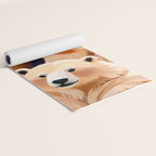 Polar Bears, Wildlife Animals Forest Wild, Jungle Bohemian Eclectic Boho, Winter North Pole Painting Yoga Mat Gallery Image 2