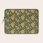 Vintage William Morris Green and Yellow Chintz Laptop Sleeve Gallery Image 1