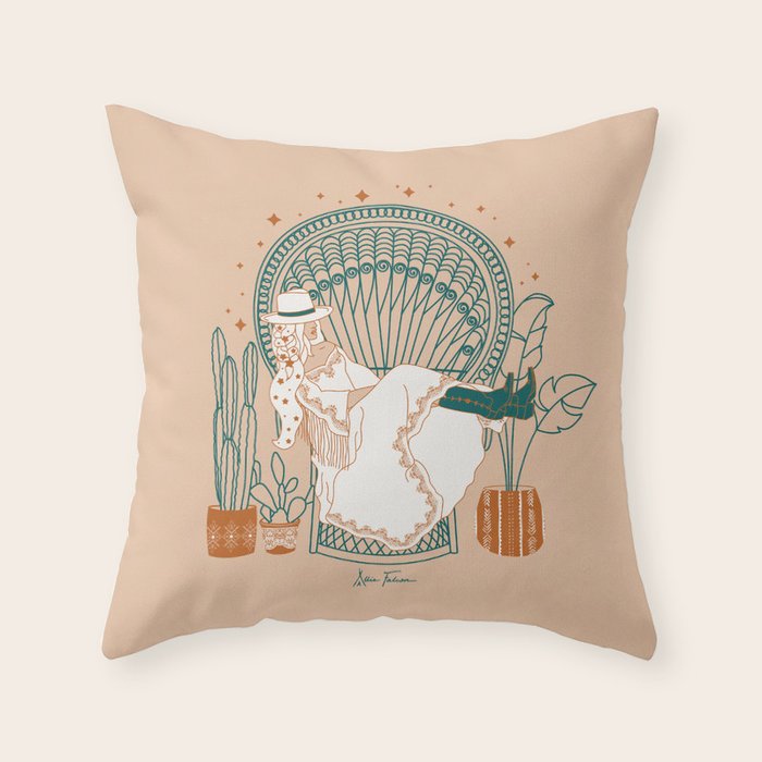 Texas Bohemia Throw Pillow Gallery Image 6