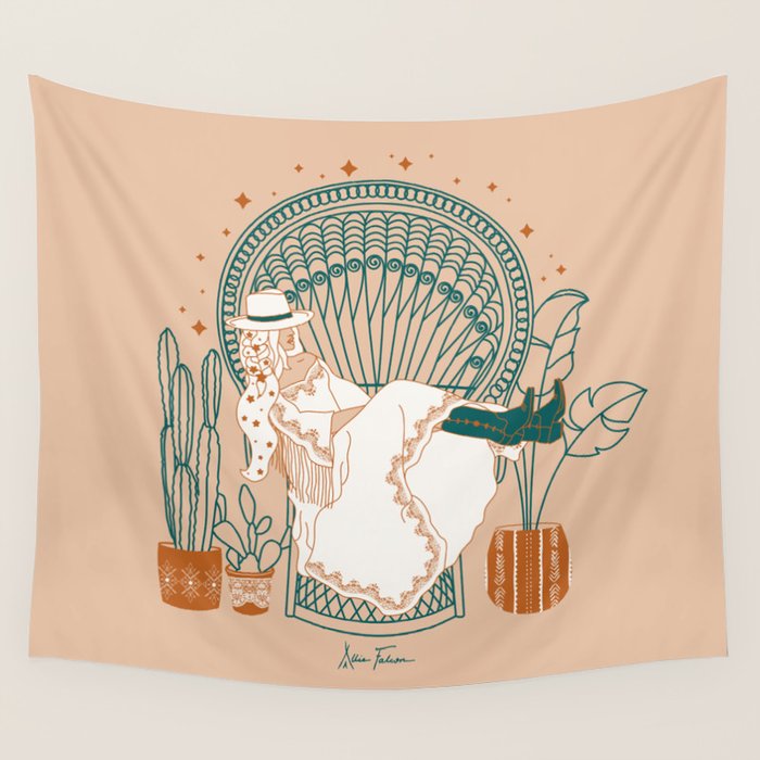 Texas Bohemia Wall Tapestry Gallery Image 4