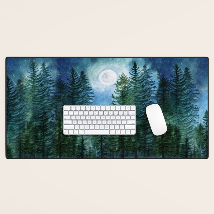 Silent Forest Desk Mat Gallery Image 1