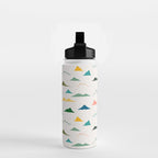 Cat Landscape 140: Meowtain range Water Bottle Gallery Image 2