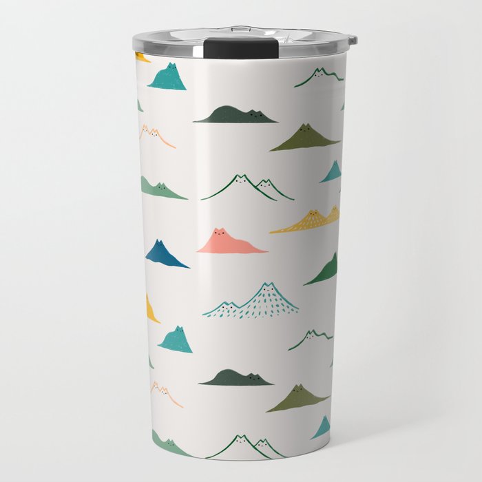 Cat Landscape 140: Meowtain range Travel Mug Gallery Image 1