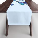 Butterfly Blues | Blue Morpho Butterflies Collage Table Runner Gallery Image 1