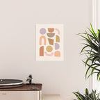 Bauhaus Geo Shapes - Fall Colors Poster Gallery Image 2