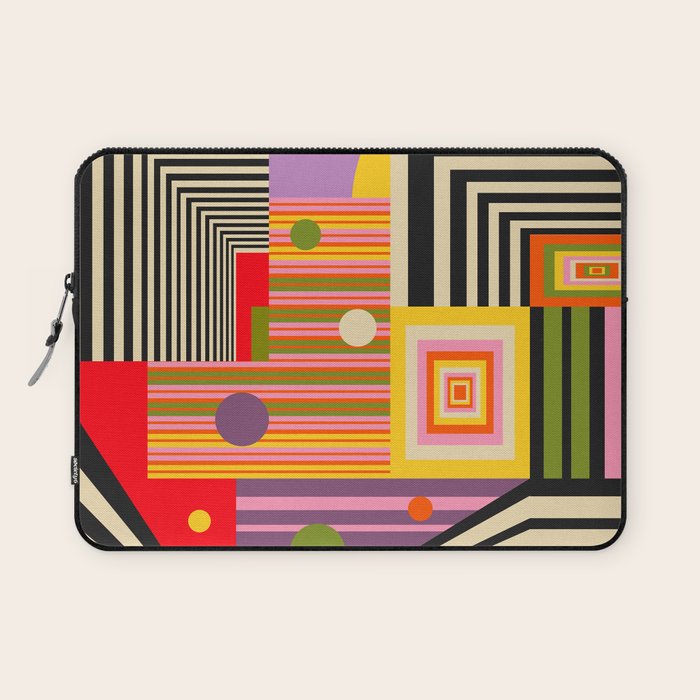Psychedelic City Wander Laptop Sleeve Gallery Image 1