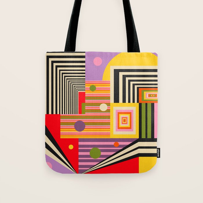 Psychedelic City Wander Tote Bag Gallery Image 1