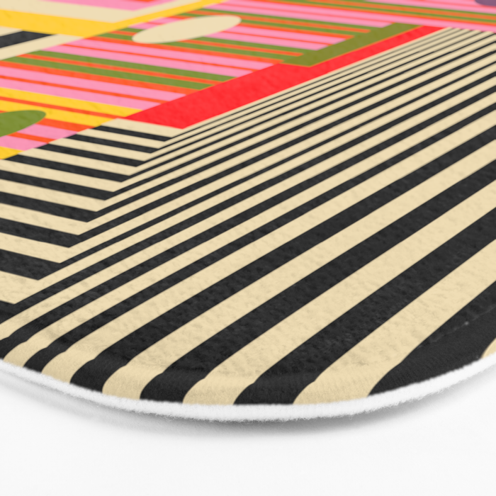 Psychedelic City Wander Bath Mat Gallery Image 3