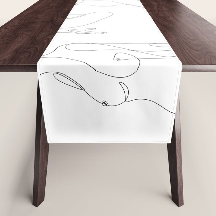 Single Nude Table Runner Gallery Image 1
