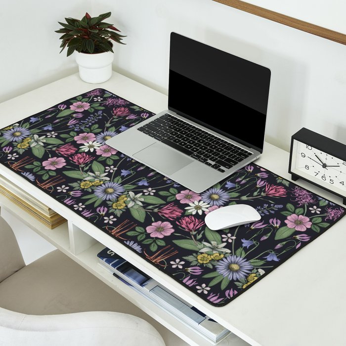 Mount Rainier Wildflowers Desk Mat Gallery Image 2