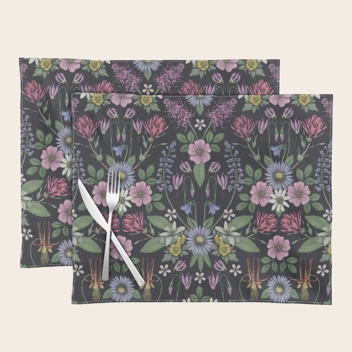 Mount Rainier Wildflowers Placemat Gallery Image 1