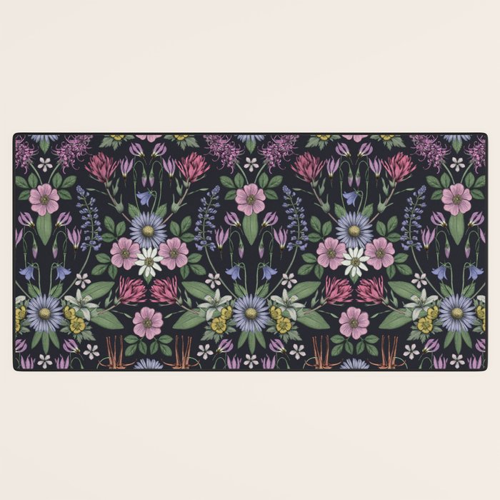 Mount Rainier Wildflowers Desk Mat Gallery Image 3