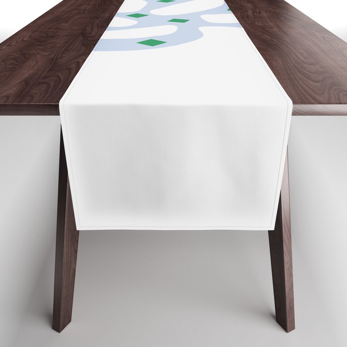 Periwinkle: Matisse Pastel Series 01 Table Runner Gallery Image 1