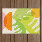 Cozy Salad Stack Abstract Scene Outdoor Rug Gallery Image 1