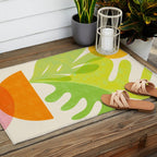 Cozy Salad Stack Abstract Scene Outdoor Rug Gallery Image 2
