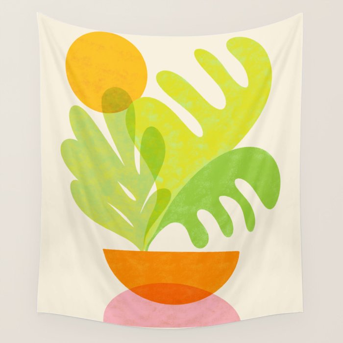 Cozy Salad Stack Abstract Scene Wall Tapestry Gallery Image 4