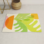 Cozy Salad Stack Abstract Scene Rug Gallery Image 1