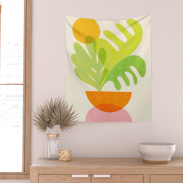 Cozy Salad Stack Abstract Scene Wall Tapestry Gallery Image 2