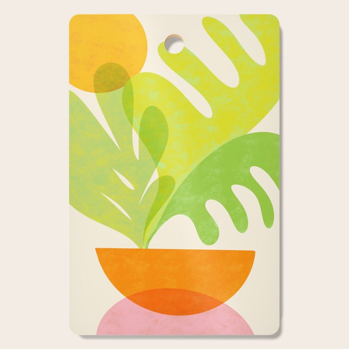 Cozy Salad Stack Abstract Scene Cutting Board Gallery Image 1
