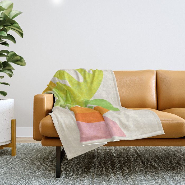 Cozy Salad Stack Abstract Scene Throw Blanket Gallery Image 1