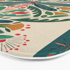 Dragonfly Folk Design Bath Mat Gallery Image 3