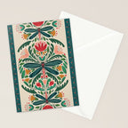 Dragonfly Folk Design Stationery Card Gallery Image 2