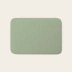Minimal, Solid Color, Light Sage Green  Bath Mat Gallery Image 1