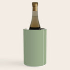 Minimal, Solid Color, Light Sage Green  Wine Chiller Gallery Image 1