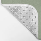 Minimal, Solid Color, Light Sage Green  Bath Mat Gallery Image 2