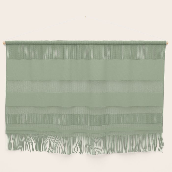 Minimal, Solid Color, Light Sage Green  Wall Hanging Gallery Image 1