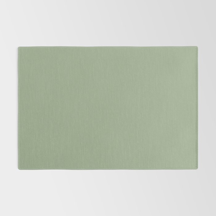 Minimal, Solid Color, Light Sage Green  Rug Gallery Image 2