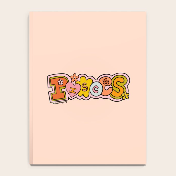 Pisces Doodle Letters Notebook Gallery Image 4