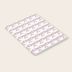 Vintage Bows IX Lavender Purple Notebook Gallery Image 2