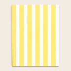 Sunshine Yellow Simple Stripe Notebook Gallery Image 4