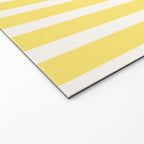 Sunshine Yellow Simple Stripe Welcome Mat Gallery Image 2