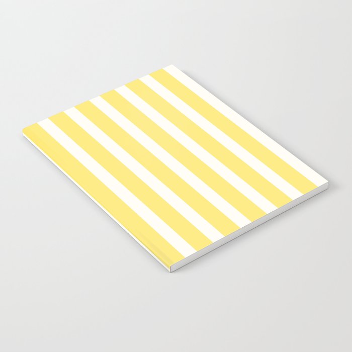 Sunshine Yellow Simple Stripe Notebook Gallery Image 2