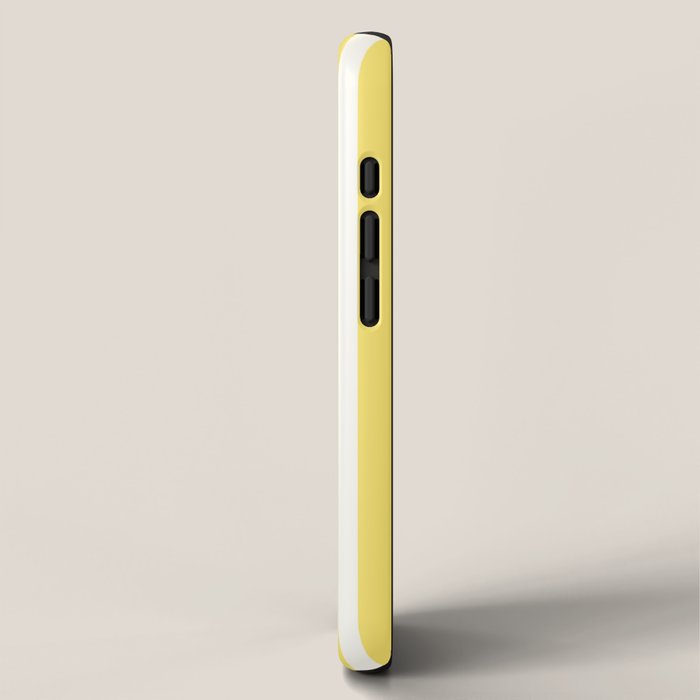 Sunshine Yellow Simple Stripe iPhone Case Gallery Image 2
