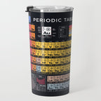 Periodic Table of Elements A - Black Travel Mug Gallery Image 3