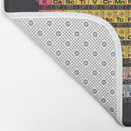 Periodic Table of Elements A - Black Bath Mat Gallery Image 2